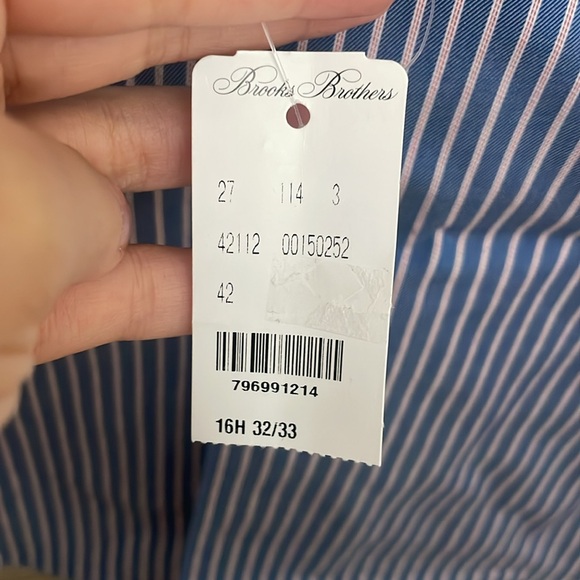 [Brooks Brothers] striped men’s button down - Picture 3 of 6